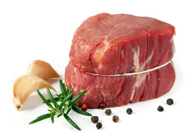 filet steak tied with butcher's twine