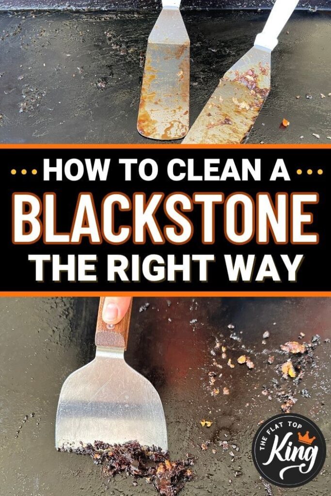 cleaning a Blackstone griddle