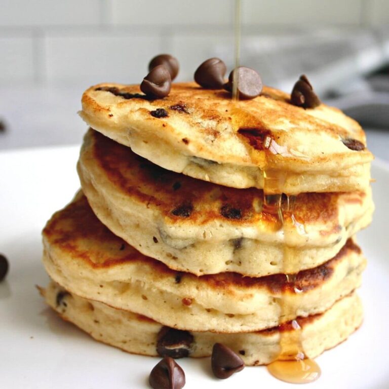 chocolate chip muffin mix pancakes