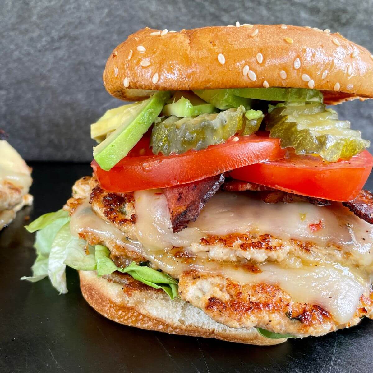 Chicken-Bacon Smash Burgers Recipe