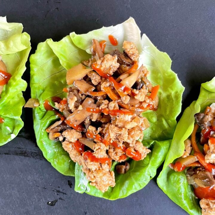 ground chicken lettuce wraps