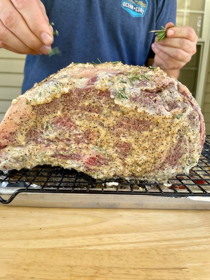 seasoning a prime rib roast