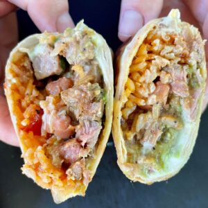 grilled steak burrito