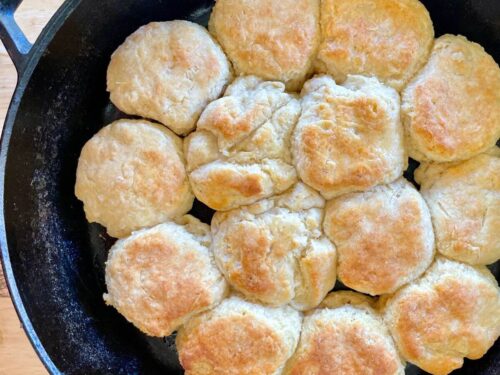 Cast Iron Skillet Biscuits  Recipe from Your Homebased Mom