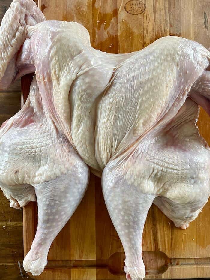 spatchcocked turkey