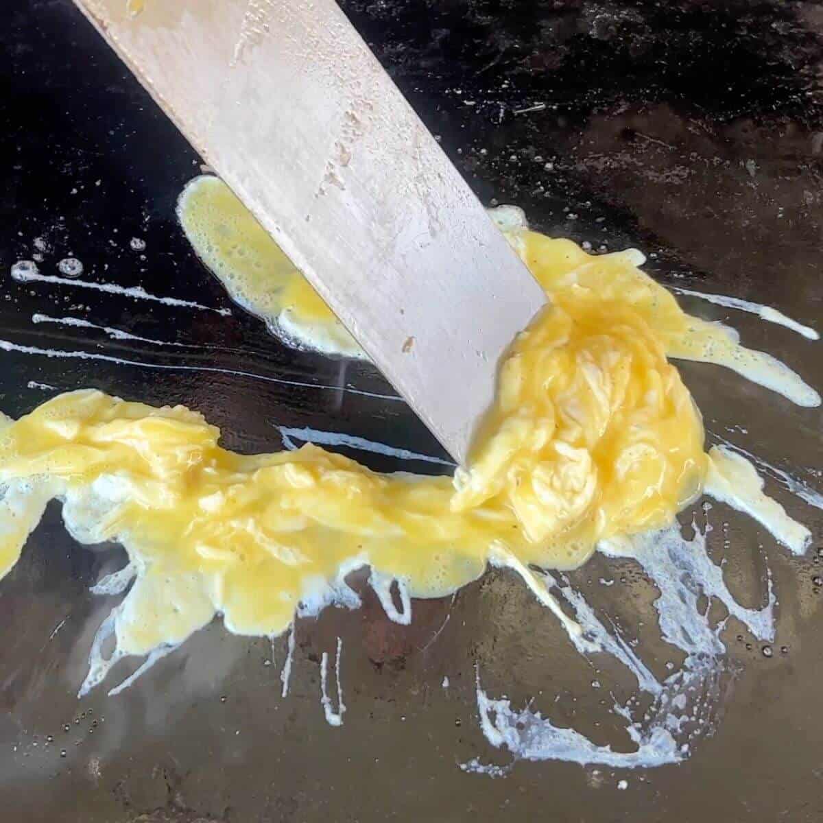 Fried Egg on the Blackstone Griddle - From Michigan To The Table