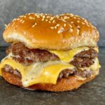 smash burger with cheese
