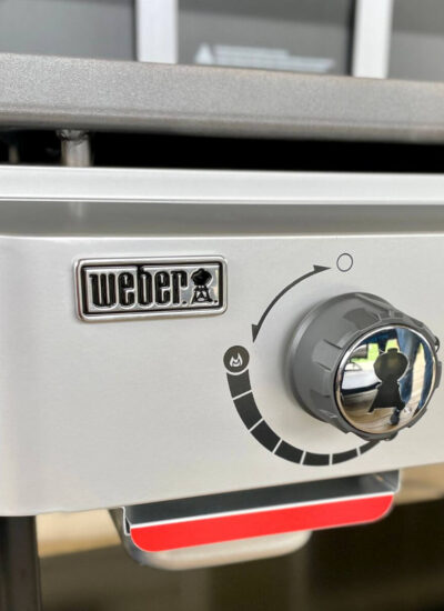 up close view of new Weber griddle