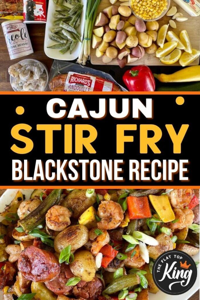 Cajun stir fry on the Blackstone griddle