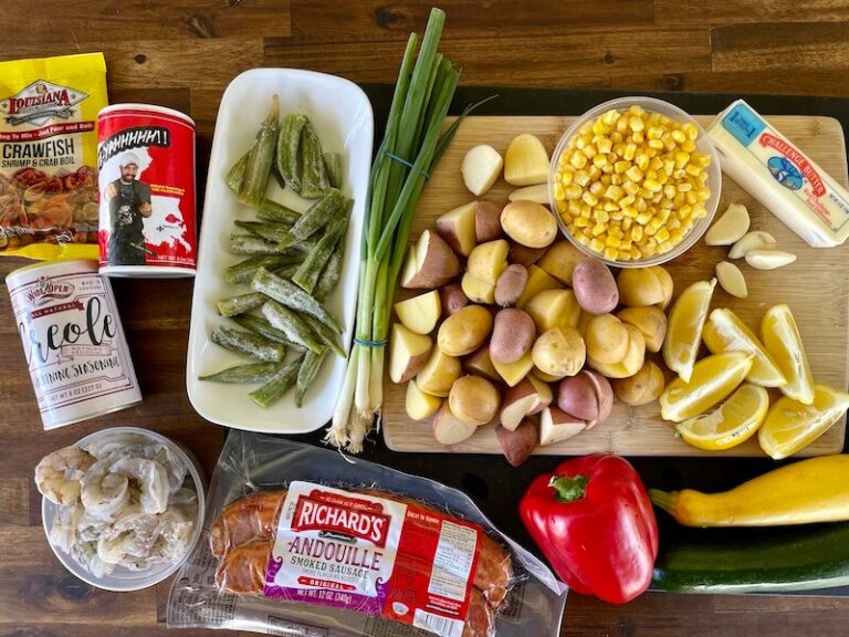 Cajun Stir Fry on the Griddle (Shrimp Boil Meets Stir Fry Dinner)