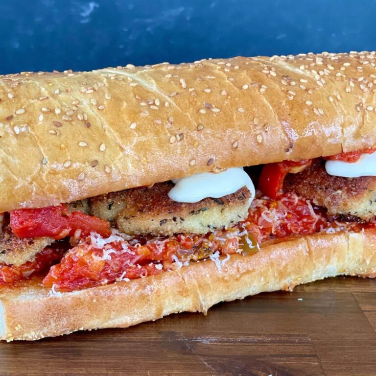 chicken parmesan sandwich