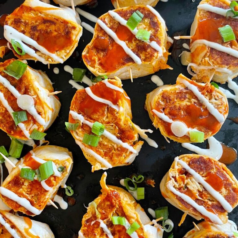 buffalo chicken pinwheels