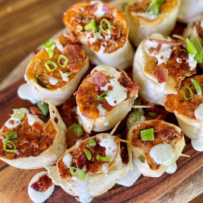 chicken bacon ranch pinwheels