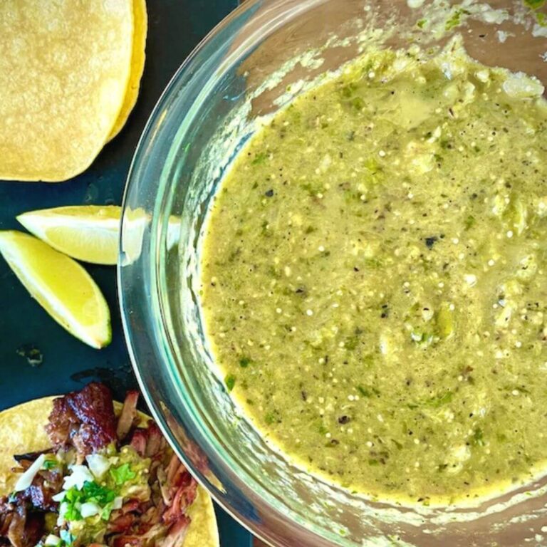 grilled tomatillo salsa