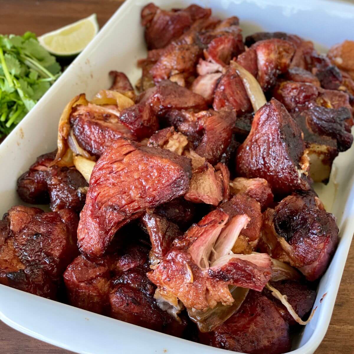 smoked pork carnitas