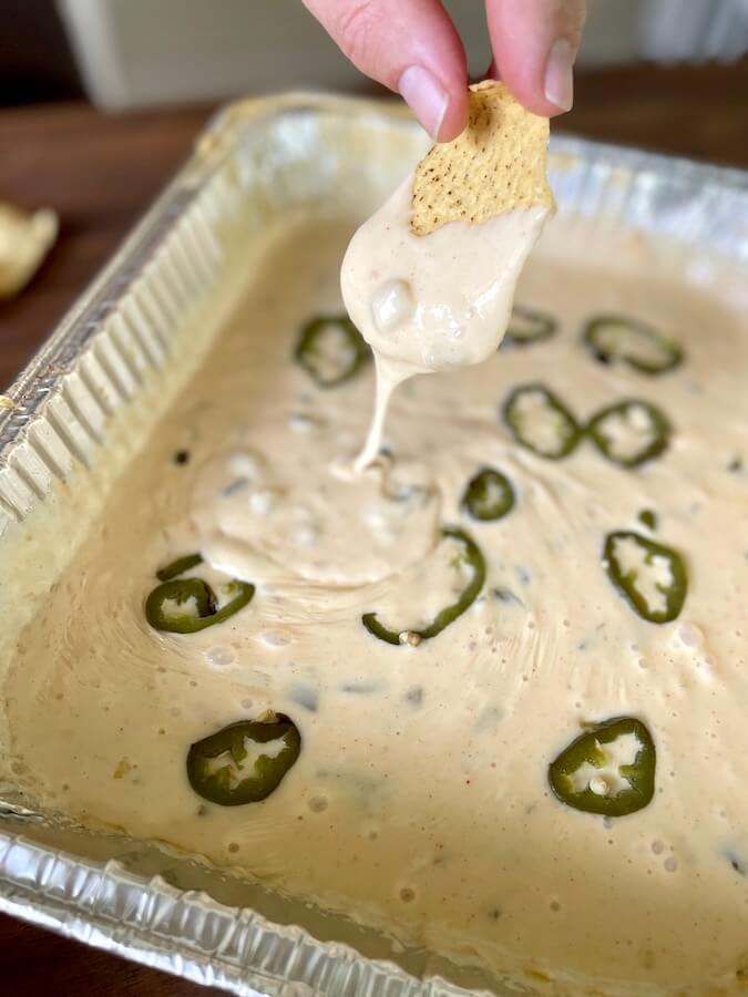 smoked queso dip