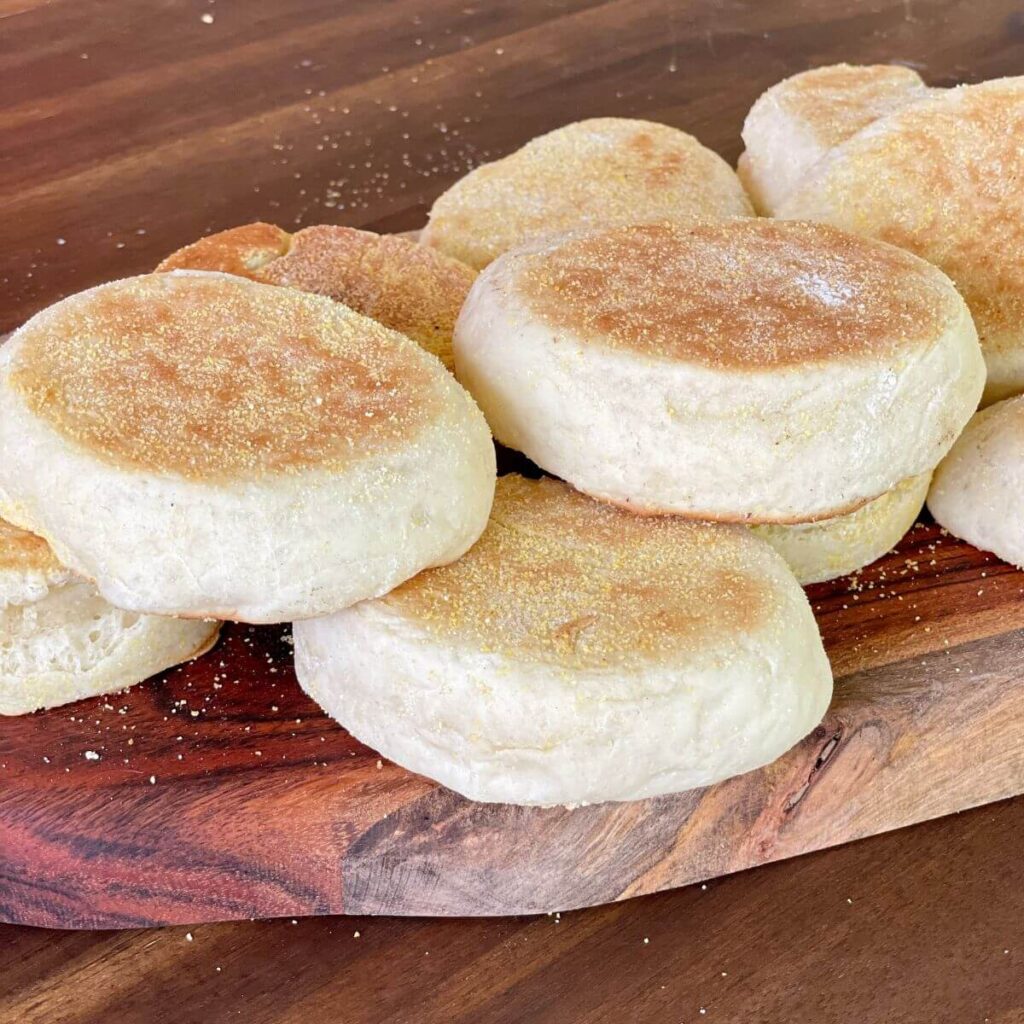 Made from Scratch English Muffins on the Griddle - The Flat Top King
