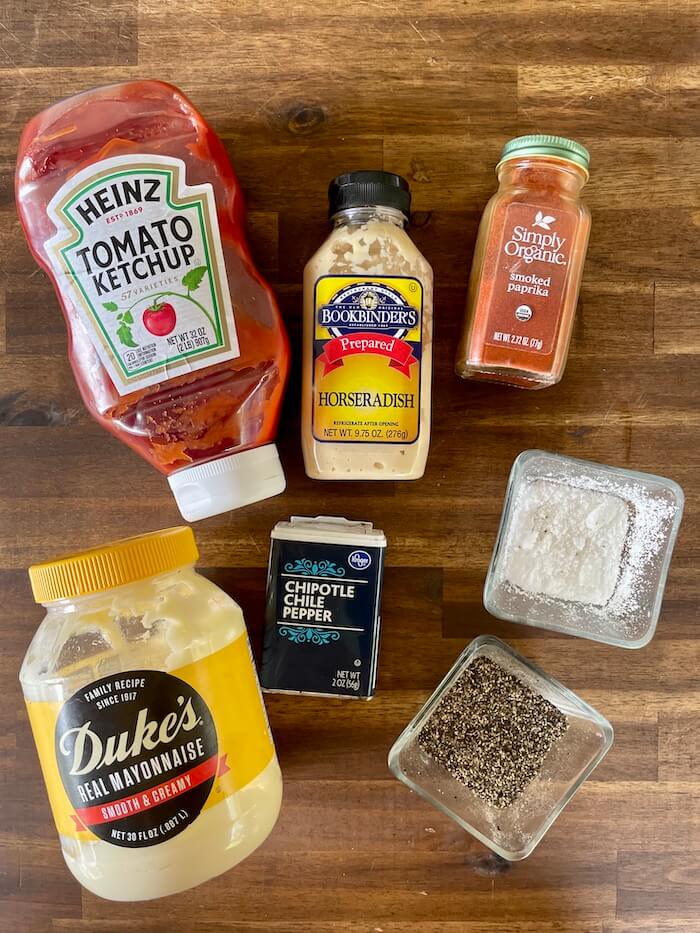 ingredients to make texas petal sauce