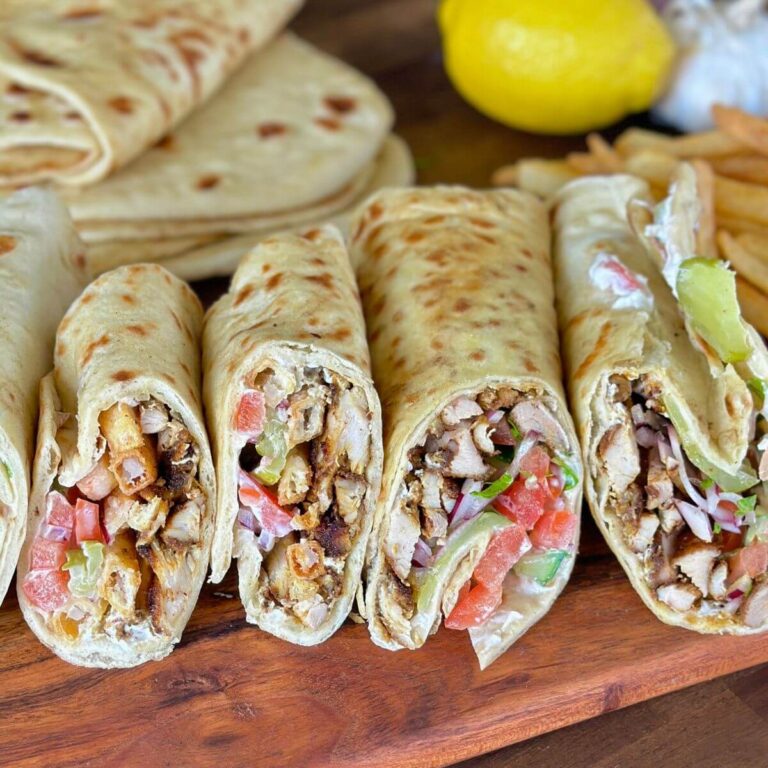 chicken shawarma wraps