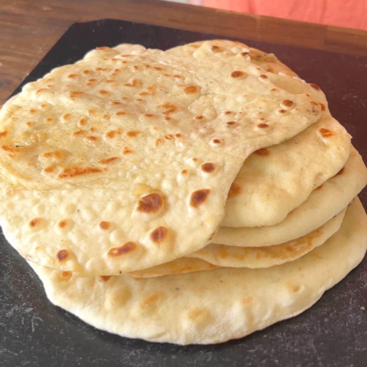 Homemade Griddle Naan Bread-image