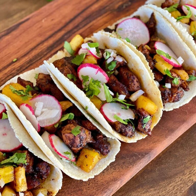 pineapple pork tacos