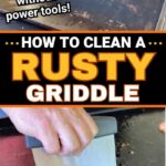 cleaning a rusty Blackstone griddle