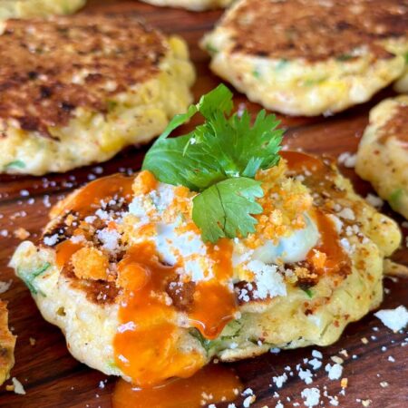 Mexican street corn fritters