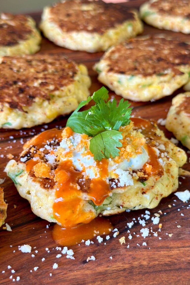 Mexican Street Corn Fritters - The Flat Top King