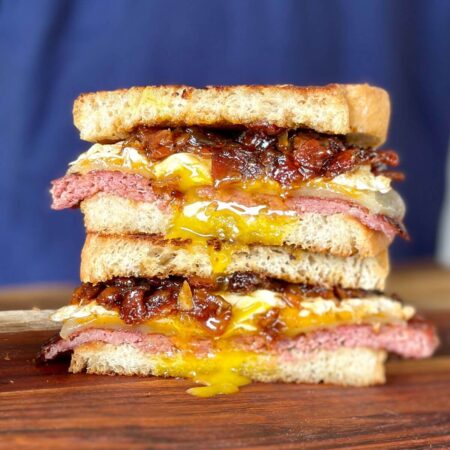 breakfast patty melt