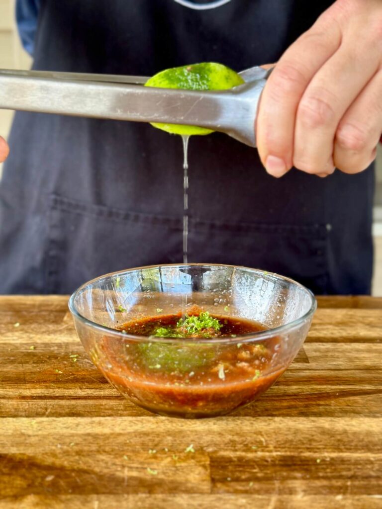 making carne asada marinade