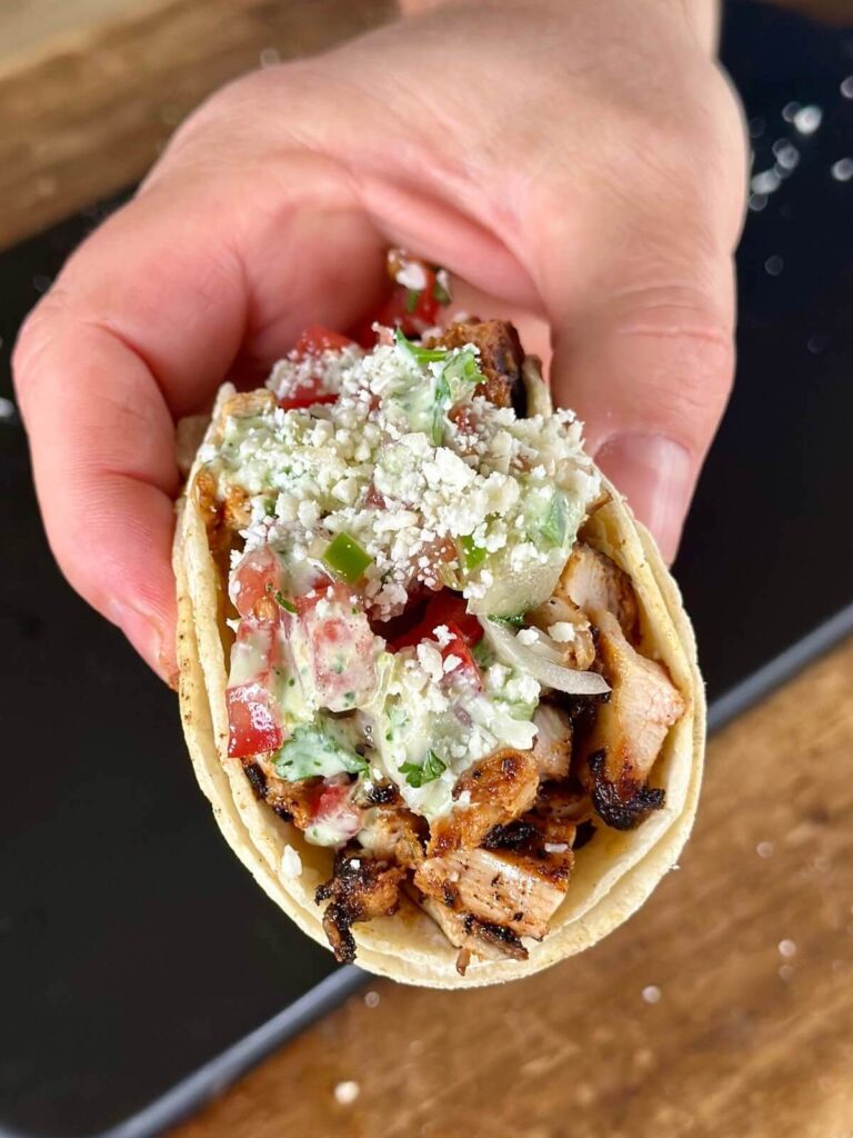 chicken street taco