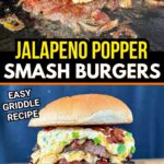 jalapeno popper smash burgers