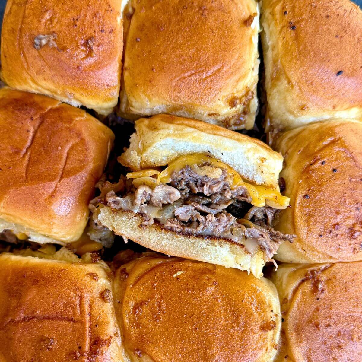 Philly Cheesesteak Sliders-image