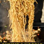 shrimp noodle griddle stir fry