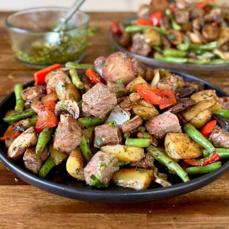 steak chimichurri stir fry