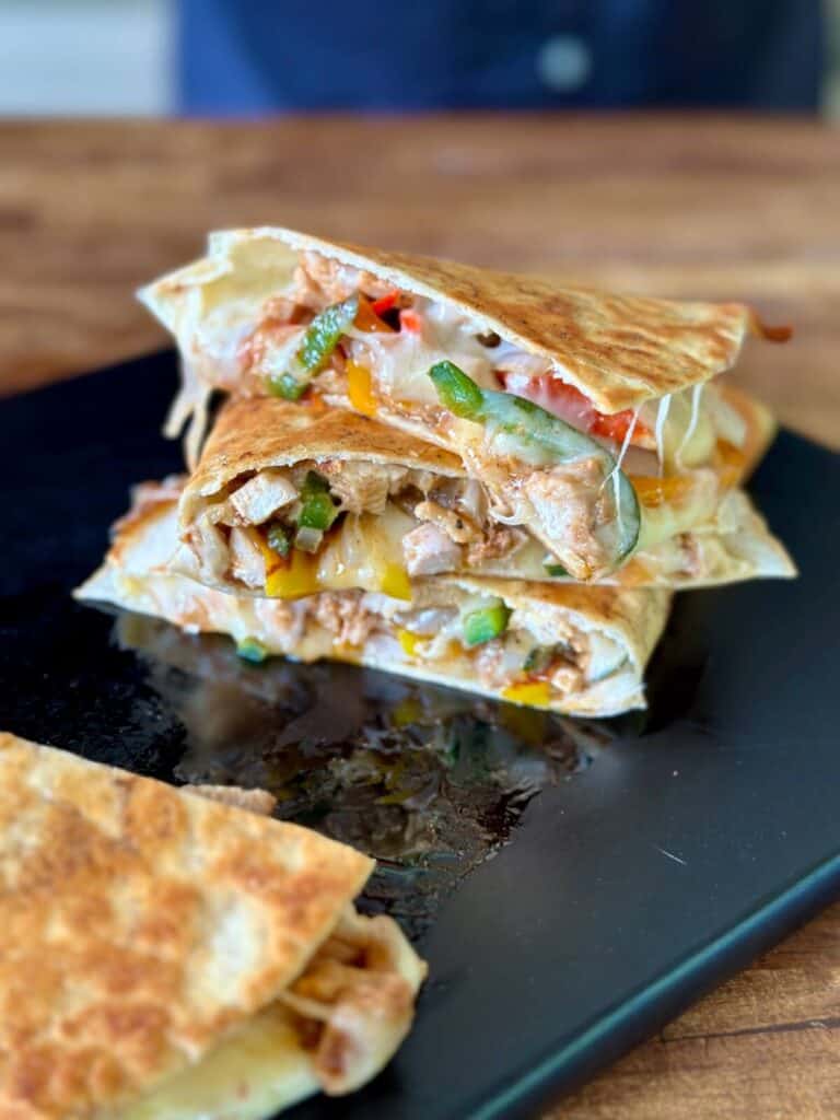 chicken fajita quesadilla