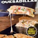 chicken fajita quesadilla