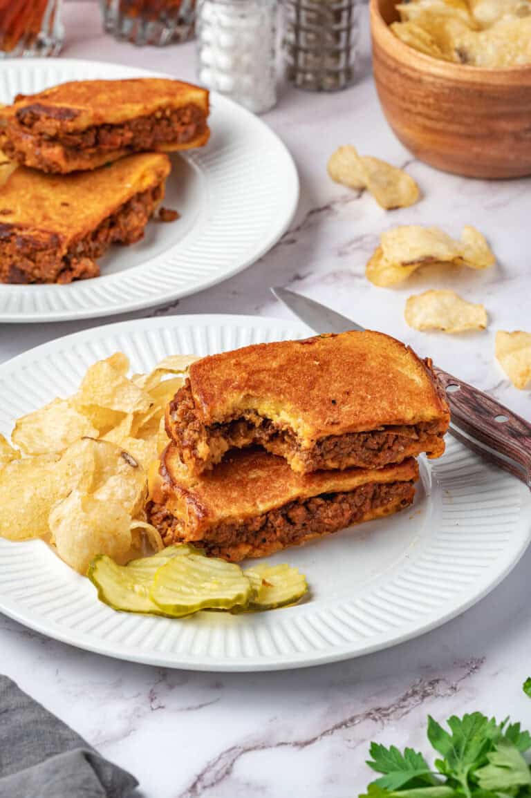 Sloppy Joe Grilled Cheese - The Flat Top King