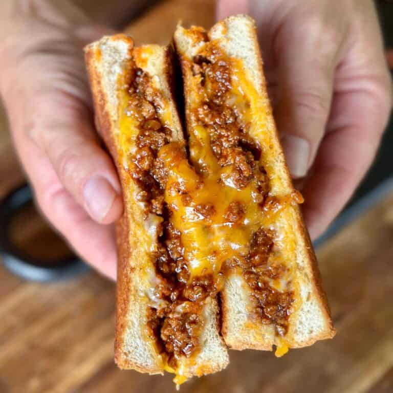 sloppy joe grilled cheese