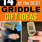 collage of griddle gift ideas for the Blackstone griddle