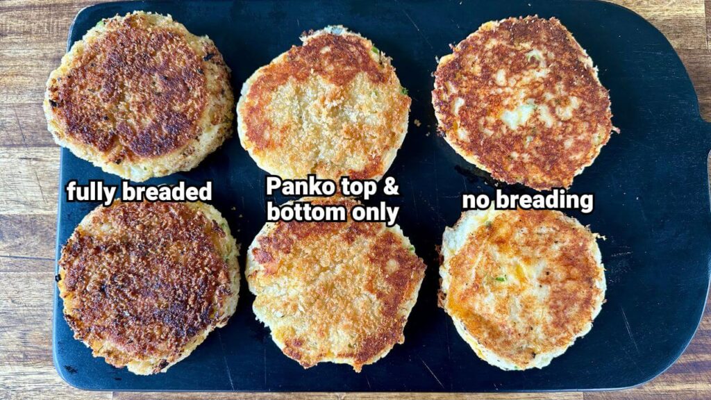 leftover mashed potato cakes three different ways