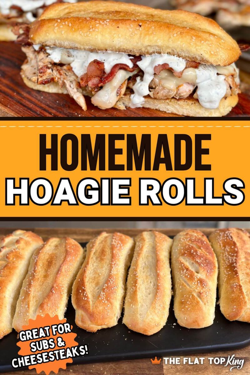 homemade hoagie rolls