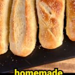 homemade hoagie rolls